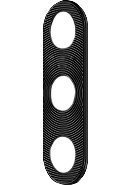 Xiaomi Mi A3 Kamera Lens Koruma Halkası - Kapalı Tasarım - Siyah