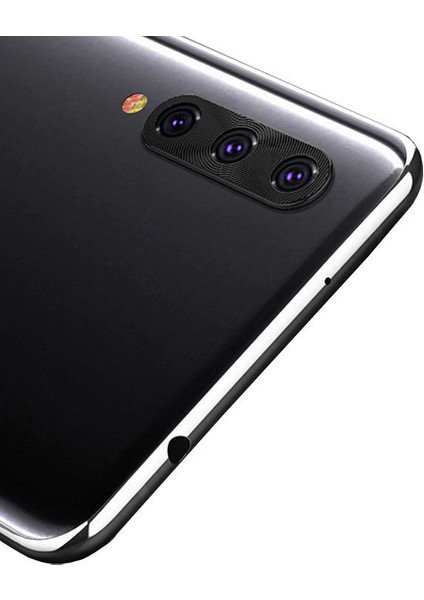Xiaomi Mi A3 Kamera Lens Koruma Halkası - Kapalı Tasarım - Siyah fiyatları