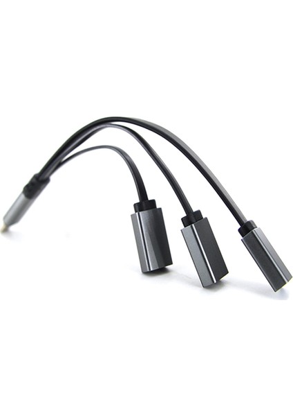 Type-C to Usb 3in1 Çok Amaçlı Dönüştücü