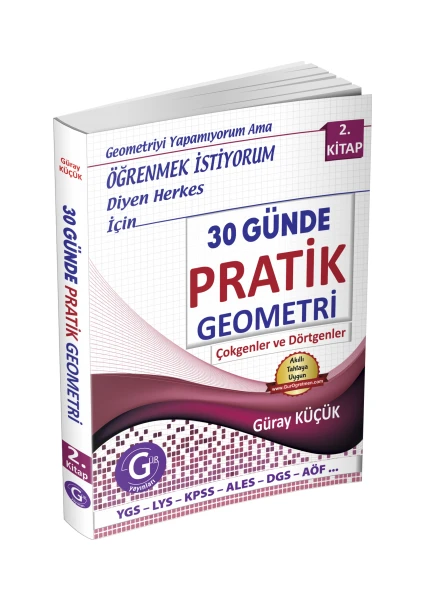 Gür Yayınları 30 Günde Pratik Geometri 2.Kitap