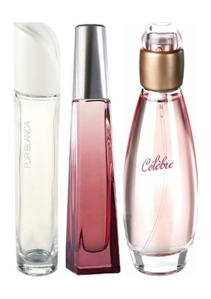 Celebre 50 ml Kadın Edt+Avon Surrender 50 ml Kadın Edt+Avon Purblanca 50 ml Kadın Edt