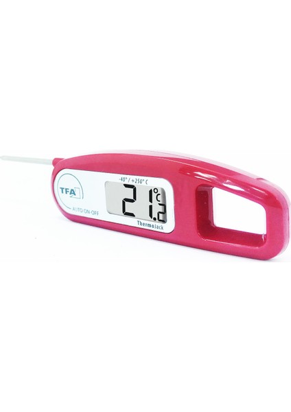 Thermo Jack Katlanır Problu Dijital Termometre Bordo modelleri
