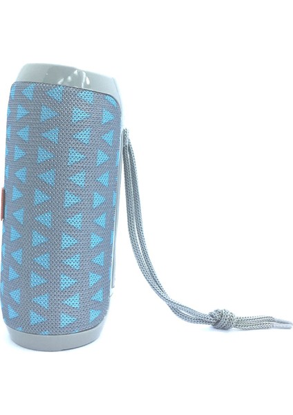 TG117 Silindir Su Geçirmez Bluetooth Hoparlör FM Radyo Açık Mavi Üçgen fiyatları