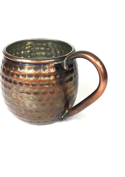 Anatolia Luna Petekli Bakır Kupa Bardak Mug
