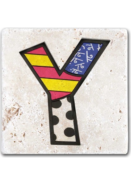 Decor Harf Bardak Altlığı