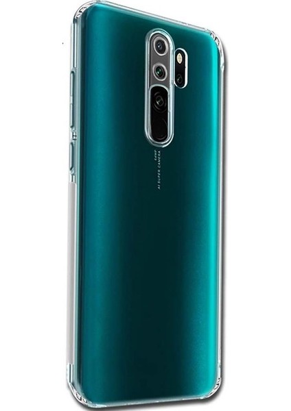 Xiaomi Redmi Note 8 Pro Kılıf Kamera Korumalı Şeffaf Silikon Şeffaf