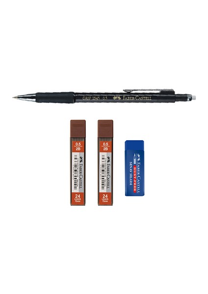 Grip Iı 1345 0.5Mm Versatil Siyah 2 Adet Uç Ve Silgi