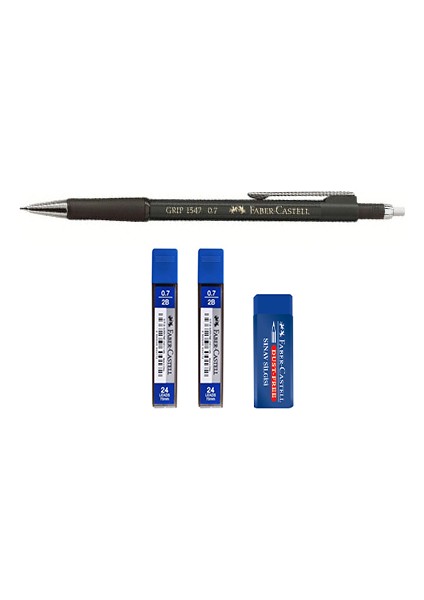 Grip Iı 1347 0.7Mm Versatil Siyah 2 Adet Uç Ve Silgi
