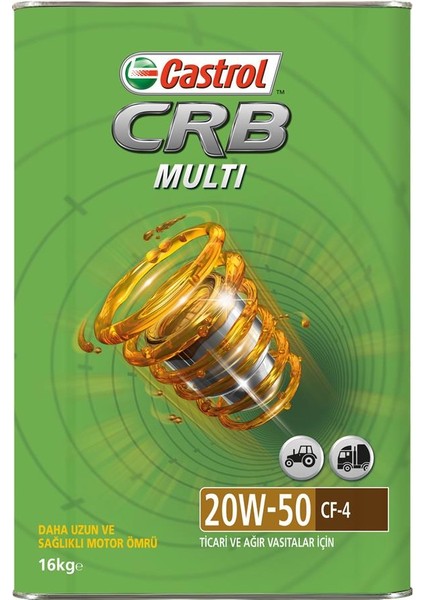 CRB Multi 20W-50 CF-4 18 Litre Motor Yağı ( Üretim Yılı: 2023 )