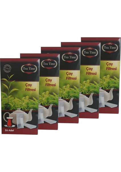 Tea Time Çay Demleme Poşeti Filtresi 20'li Paket 520 Poşet