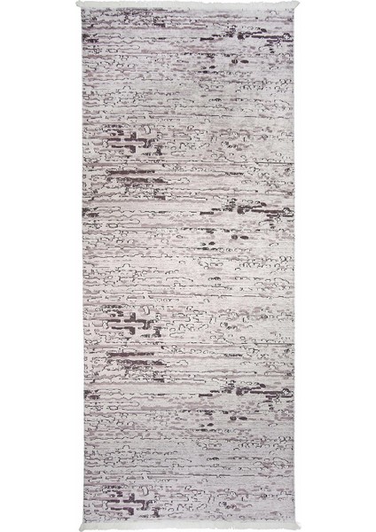 Diji Dekor Kaymaz Taban Dijital Halı Yıkanabilir Salon Banyo Antre Mutfak Halısı 9412 Vizon 150 x 700 cm