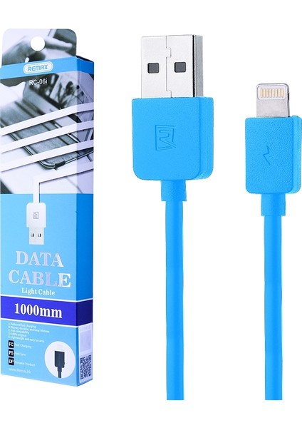 Remax Rc-06 Hızlı Şarj Lightning USB Data Şarj Kablosu AL-26235 - Kırmızı fiyatları