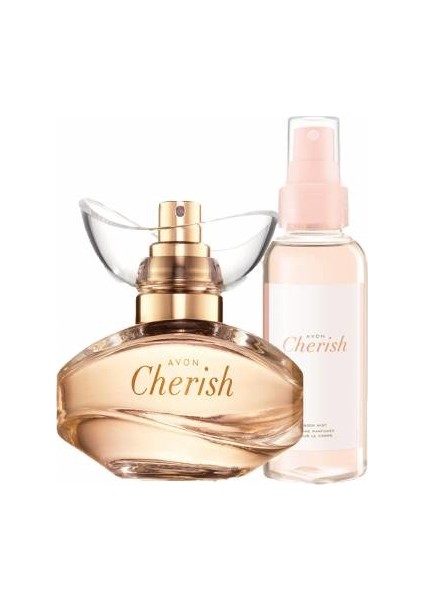 Cherish EDP Kadın Parfüm ve Vücut Spreyi 50 ml 100 ml Lüks Ambalajda Hediye Seti