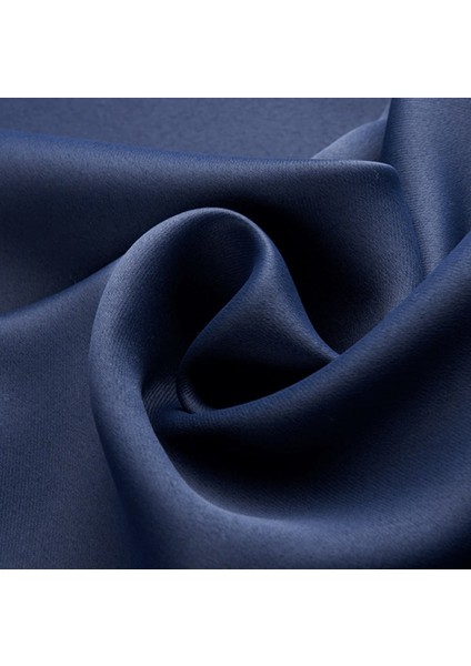 1/3 Sık Pileli Blackout Karartma Güneşlik Perde V23 Lacivert - 100 x 210 cm modelleri