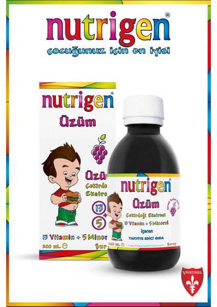 Iştah Kabartan Paket Üzüm + Supra Nutrigen + Puzzle