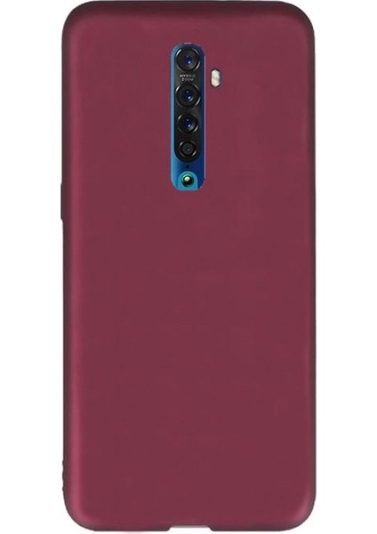 Oppo Reno 2Z Kılıf Premier Silikon Esnek Koruma Mürdüm