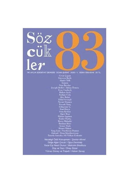 Sözcükler Dergisi 83. Sayı (Ocak  Şubat 2020)