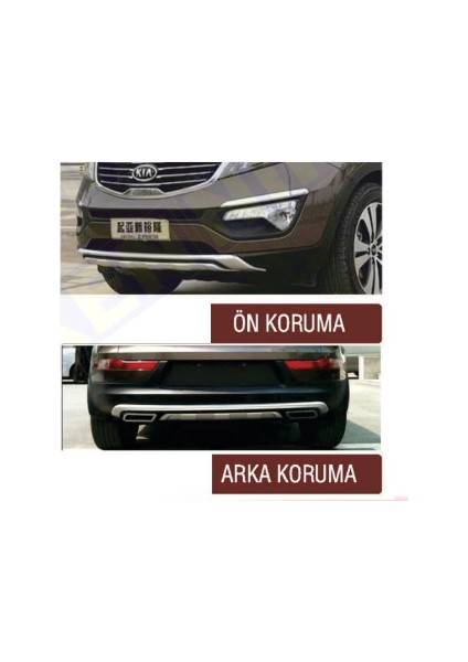 Kia Sportage R Difüzör Ön Arka Tampon Koruma Seti 2010-2015
