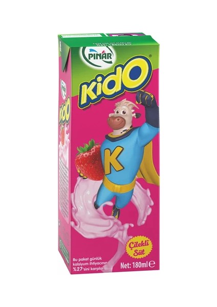 Kido Çilekli Süt 180 ml