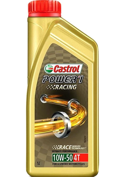 Castrol Motor Yağı Castrol Power 1 Racıng 4T 10W-50 1Lt