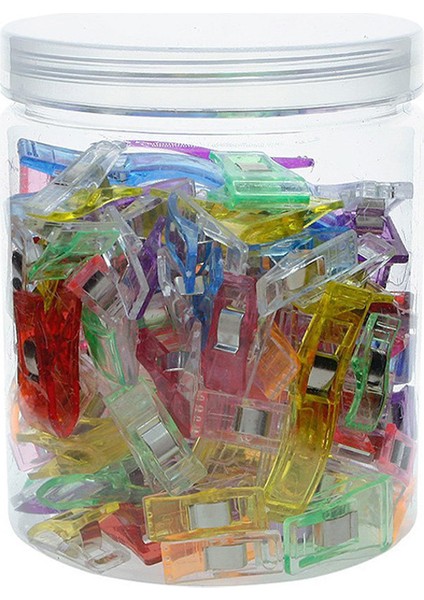 Plastik Klips Tutucu Mandal 120 Adet