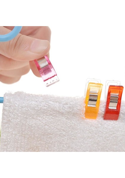 Plastik Klips Tutucu Mandal 120 Adet