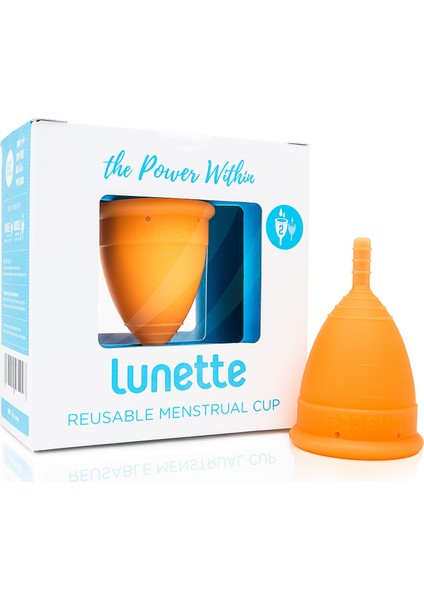 Adet Kabı- Model 2 Turuncu Renk Menstrual Kap