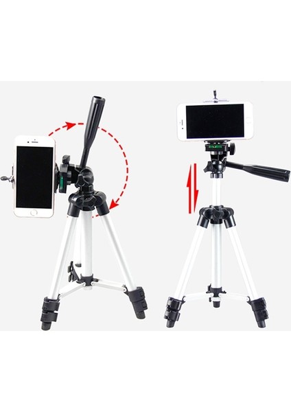 65CM Alüminyum Cep Telefonu+Kamera Tripod Stand AL-29767