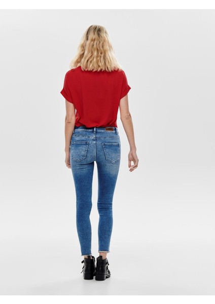 15106662 Kadın Moster S/S O-Neck Top Noos Jrs T-Shirt High Risk Red fiyatları