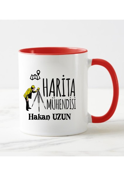 Harita Mühendisi Temalı Kupa