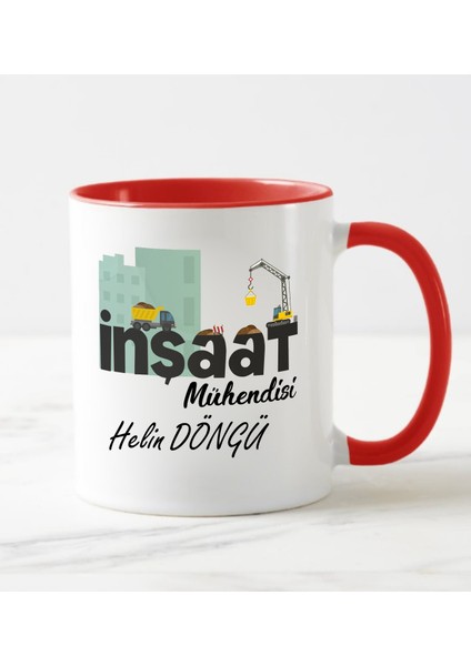 Inşaat Mühendisi Temalı Kupa