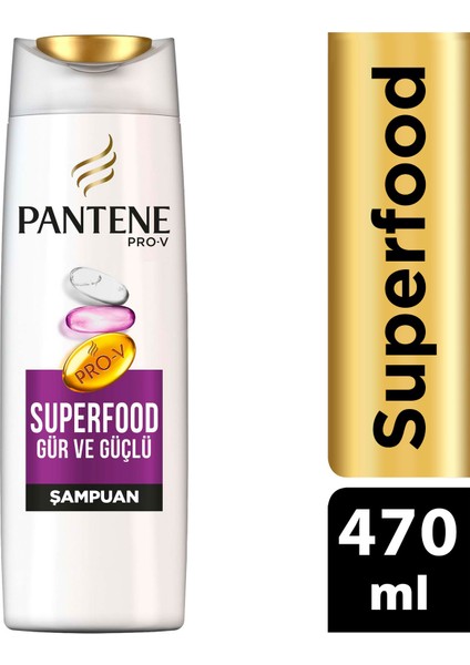 Şampuan Superfood Gür ve Güçlü 470 ml