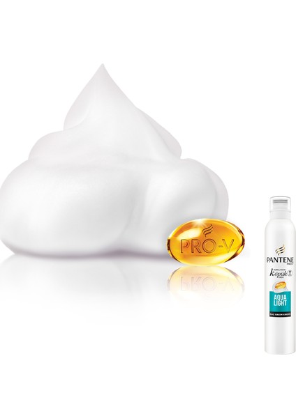 Köpük Saç Bakım Kremi Aqualight Arındırıcı ve Besleyici 180 ml