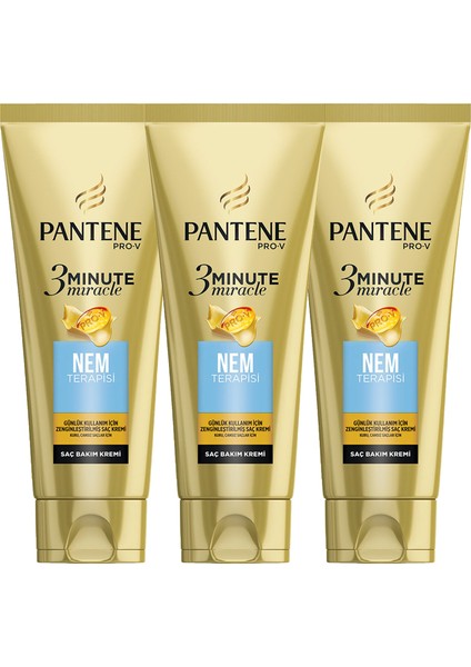 3 Minute Miracle Saç Bakım Kremi Nem Terapisi 3 x 200 ml fiyatları