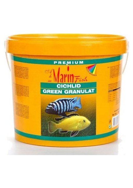 Marin Cichlid Green Granulat 100Gr Açık