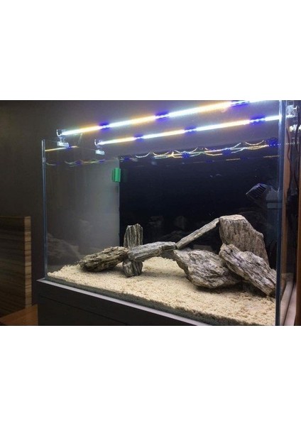 Led Aydınlatma Armatür Mavi & Beyaz 40Cm