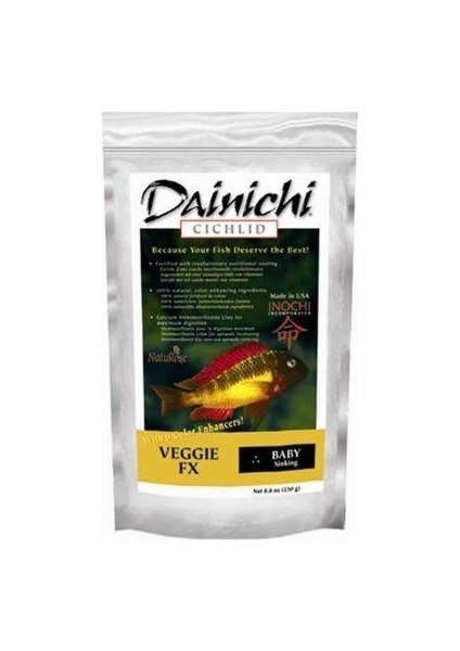 Cichlid Veggie Fx 250Gr. (3Mm)