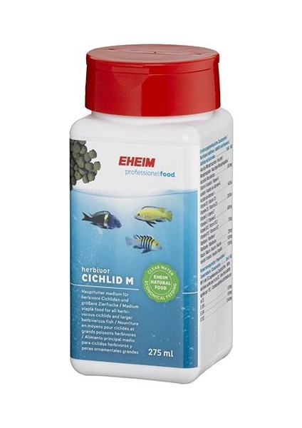 Cichlid Herbivorous Medium Granules 275Ml / 120Gr