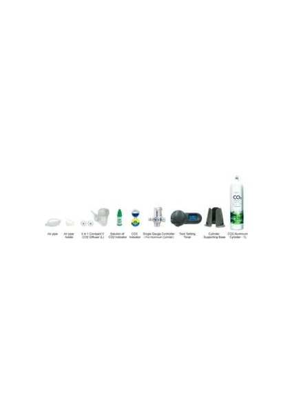Co2 Tüp (1Lt)+Digital Control+ Diffusör +Indicator