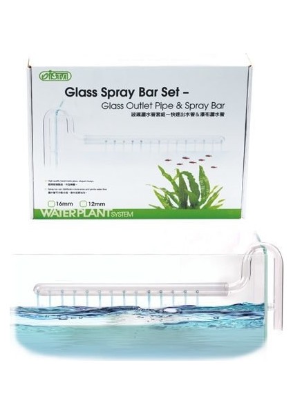 İsta Glass Spray Bar Set Camyağmurlama 16Mm