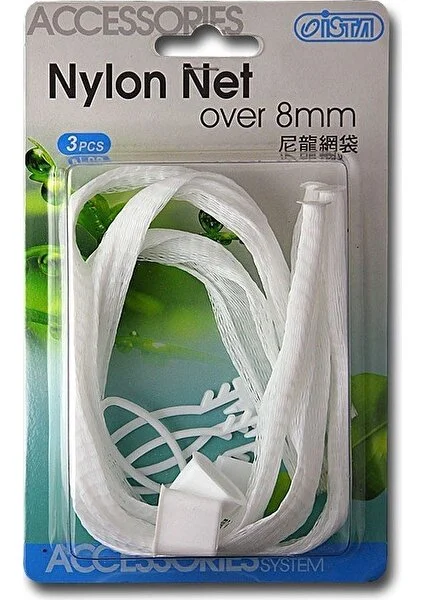 Nylon Net Plastik Filtre Torbası 3 Adet