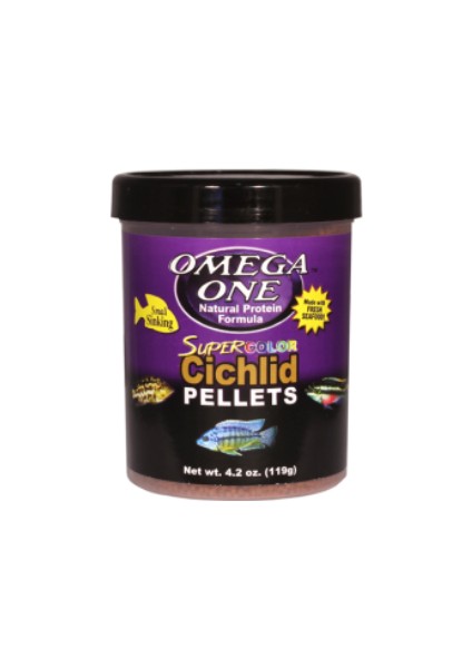 Omega One Super Color Cichlid Large Pellets 100Gr. Açık