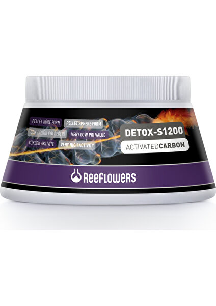 Reeflowers Detox-S1200 Activated Carbon 250Ml 190Gr.