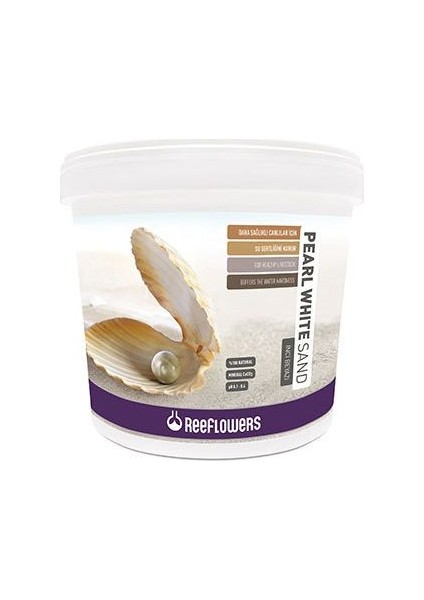 Pearl White Sand Mineralli Akvaryum Kumu 1Kg (1-1.5Mm) Açık