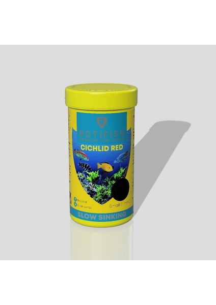 Cichlid Red Small 1Mm 250Ml 85Gr