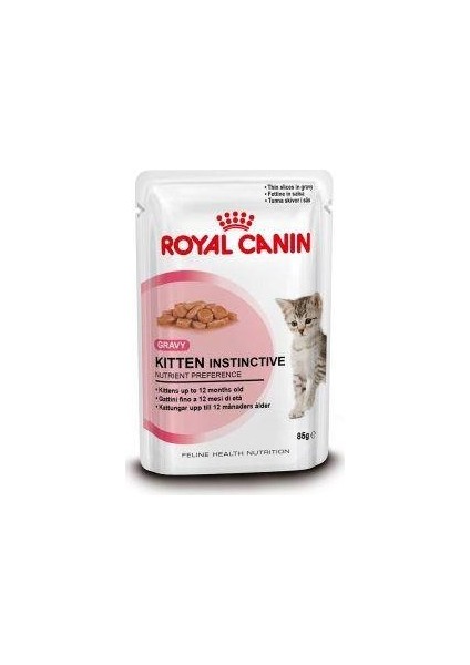 Kitten Instinctive In Gravy Pouch 85Gr