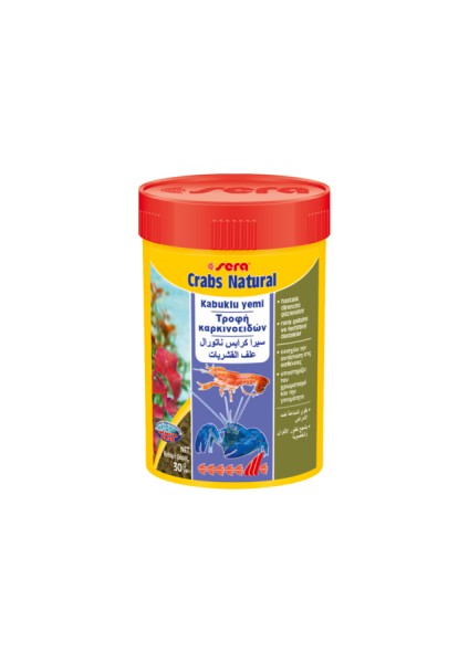 Crabs Natural Granül Yengeç Yemi 100Ml 30Gr.