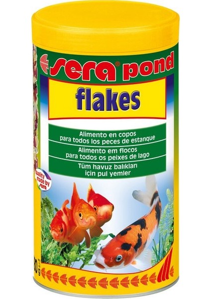 Pond Bio Flakes Havuz Balığı Pul Yemi 1000Ml