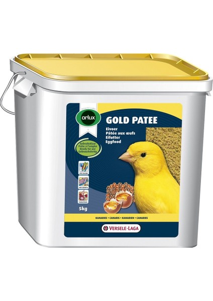 Orlux Gold Patee Kanarya Sarı Renk Ballı Yumurta Maması 5Kg