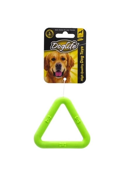 Köpekler İçin Kauçuk Triangle Oyuncak